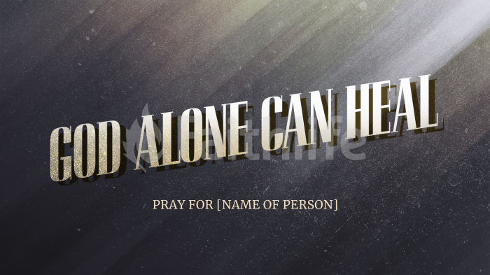 God Alone Can Heal large preview
