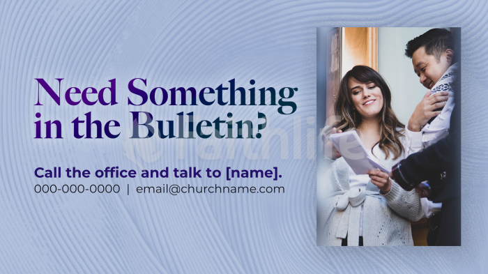 Need Something In The Bulletin large preview