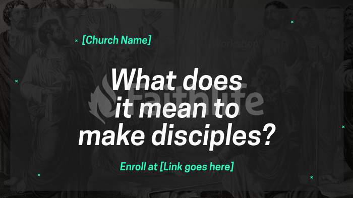 What Does it Mean to Make Disciples large preview
