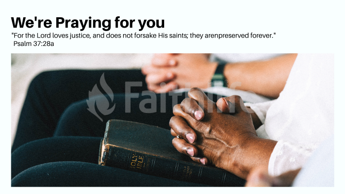 We're Praying for You large preview