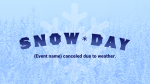 Snow Day Flakes  PowerPoint image 1