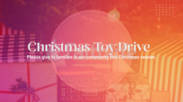 Christmas Toy Drive large preview