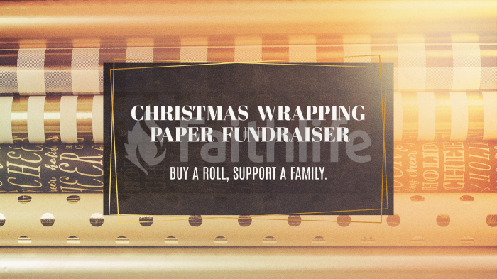 Christmas Wrapping Paper Fundraiser large preview