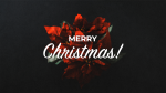 Merry Christmas Flowers  PowerPoint image 1