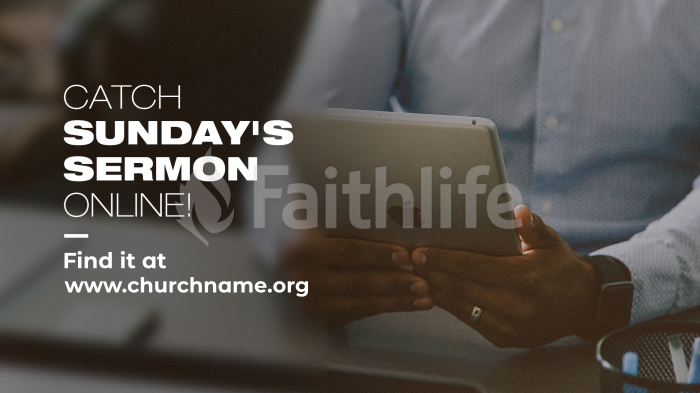 Catch Sunday's Sermon Online large preview