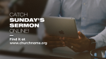 Catch Sunday's Sermon Online  PowerPoint image 1