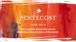 Pentecost Sunday Abstract  PowerPoint image 2
