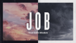 Job God's Wisdom  PowerPoint image 1