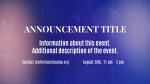 Church Name Marriage Retreat Blue  PowerPoint image 2