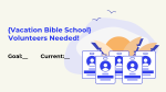 Volunteers Needed Cards Blue  PowerPoint image 1