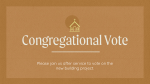 Congregational Vote  PowerPoint image 1