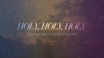 Holy Holy Holy  PowerPoint image 13