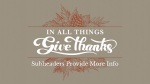 In All Things Give Thanks  PowerPoint Photoshop image 12