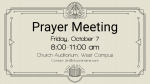 Prayer Meeting - Illustration  PowerPoint Photoshop image 3