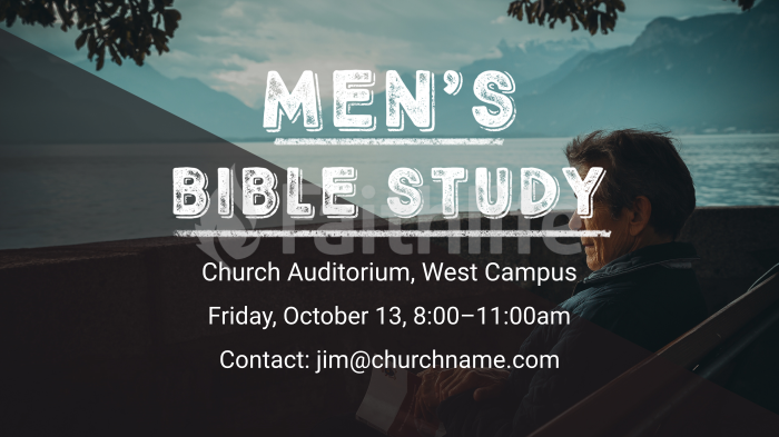 Men's Bible Study Lake large preview
