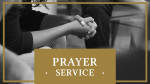 Prayer Service - Gold  PowerPoint image 1