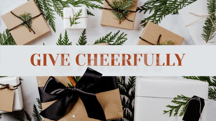 Give Cheerfully Gifts large preview