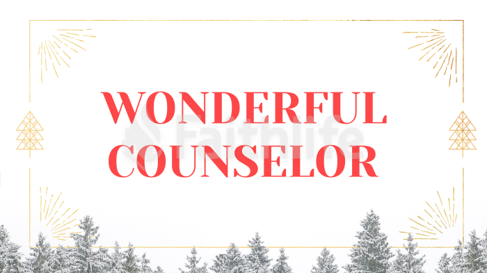 Wonderful Counselor large preview