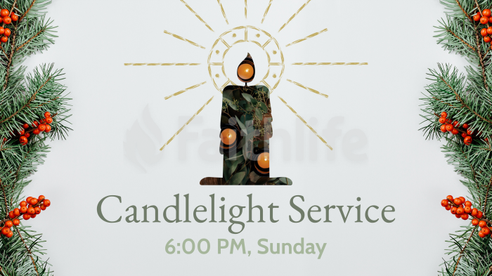 Candlelight Service Stand Alone large preview