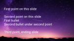 Shooting Star Over Mountains  PowerPoint image 3