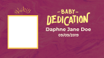 Baby Dedication Marble  PowerPoint Photoshop image 4