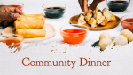 Community Dinner  PowerPoint Photoshop image 1