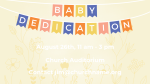 Baby Dedication Banner  PowerPoint Photoshop image 4