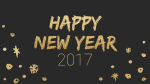 Gold New Year's  PowerPoint Photoshop image 1