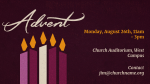 Advent Warm Candles  PowerPoint Photoshop image 8