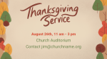 Thanksgiving Service Trees  PowerPoint Photoshop image 4