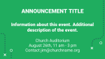 All-Church Football Game  PowerPoint Photoshop image 2